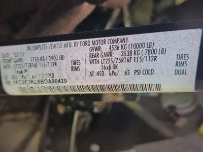 2011 Ford Econoline Commercial Chassis E350, 14 FOOT STEP VAN, 94K MILES