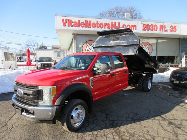 2017 Ford Super Duty F-550 DRW Crew Cab 2WD, 11 FOOT MASON DUMP