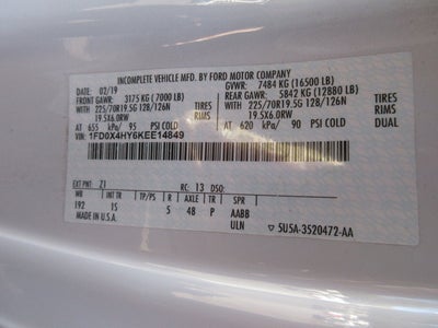 2019 Ford Super Duty F-450 STAKE BED, FLATBED XL