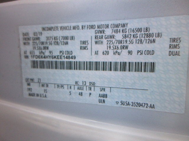 2019 Ford Super Duty F-450 STAKE BED, FLATBED XL