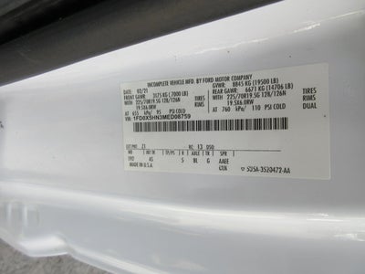 2021 Ford Super Duty F-550 EXT, UTILITY, 4X4 GAS XL