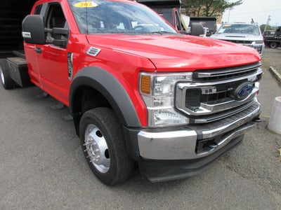 2021 Ford F-550, EXT CAB 4X4 GAS DUMP TRUCK XL