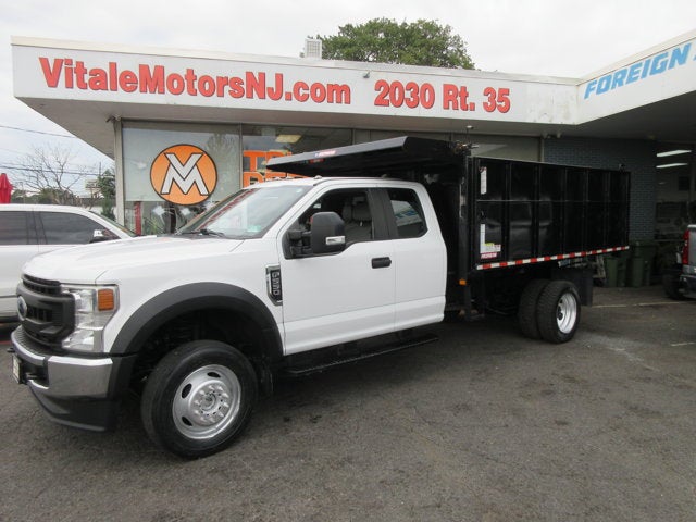 2020 Ford F-550 EXT CAB 4X4 GAS DUMP TRUCK XL