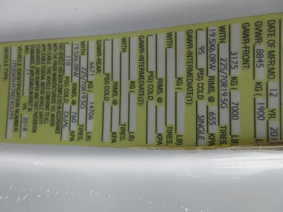 2019 Ford Super Duty F-550 MASON DUMP EXT CAB XL