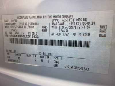 2020 Ford Super Duty F-350 DRW XL