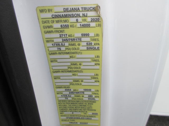 2020 Ford F-350 CREW CAB SERVICE TRUCK 4X4 XL
