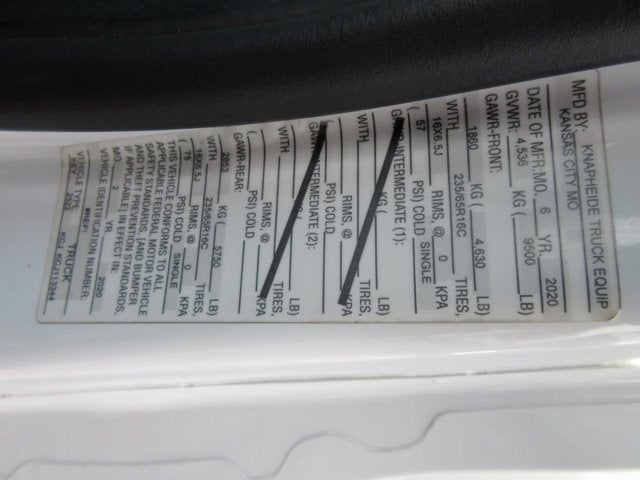 2020 Ford Transit Chassis T-350 KUV SERVICE BODY, AWD,