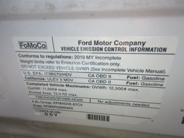 2019 Ford E-350 HANDICAP, 12 PASSENGER BUS E-350 SRW 138" WB