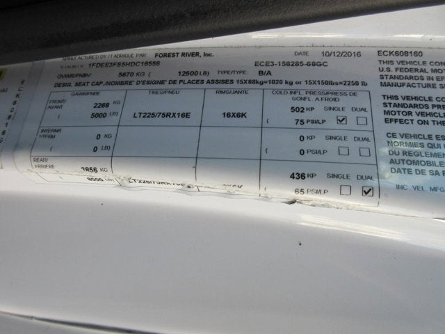2017 Ford E-Series Cutaway 12 PASSENGER, HANDICAPPED BUS