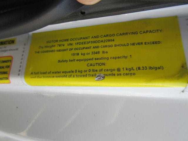 2013 Ford Econoline Commercial Cutaway E-350 Super Duty 138" 5-Spd SRW