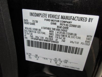 2021 Ford F650 18' BOX TRUCK DIESEL, LIFTGTAE