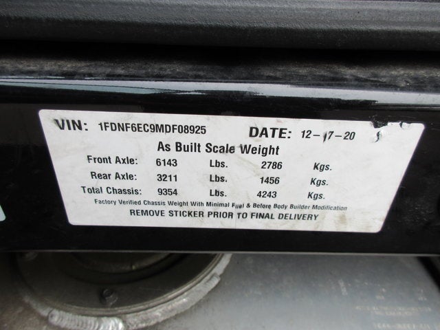 2021 Ford F650 18' BOX TRUCK DIESEL, LIFTGTAE