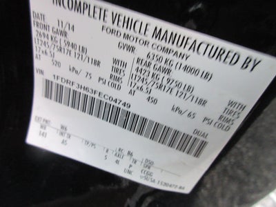 2015 Ford Super Duty F-350 DRW XL 4WD