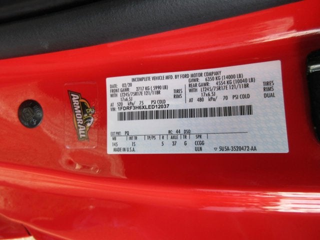 2020 Ford Super Duty F-350 DRW XLT DRW 4WD FLATBED DUMP