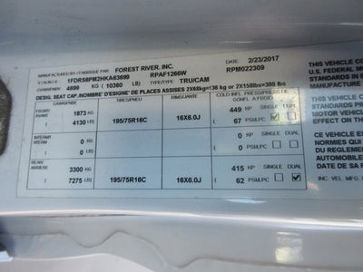 2017 Ford T-350 TRANSIT ENCLOSED UTILITY TRUCK