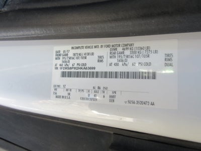 2017 Ford T-350 TRANSIT ENCLOSED UTILITY TRUCK