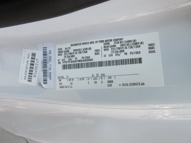 2021 Ford F-450 14' BOX TRUCK, CANTILEVER LIFT GATE XL
