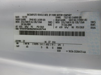 2022 Ford Super Duty F-450 UTILITY TRUCK 4X4 XL