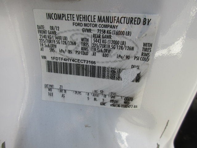 2012 Ford Super Duty F-450 DRW XL