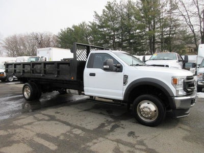 2022 Ford Super Duty F-550 DRW 15' FLAT BED, DUMP TRUCK, LANDSCAPE TRUCK