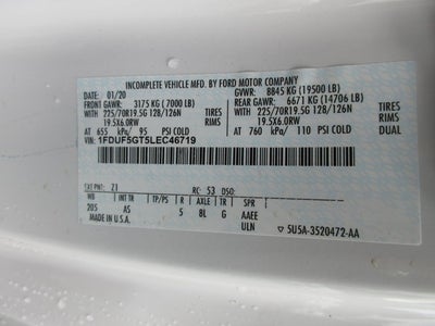 2020 Ford F-550, 16' STAKE BED, DIESEL 2WD XL