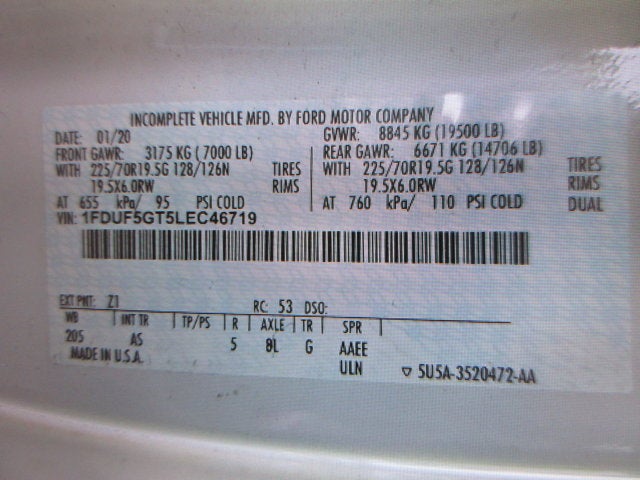 2020 Ford F-550, 16' STAKE BED, DIESEL 2WD XL