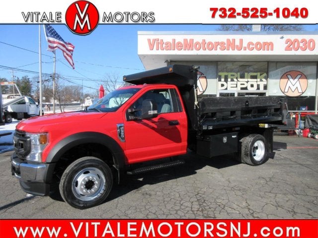 2022 Ford Super Duty F-550 DRW REG CAB 4X4,11' DUMP TRUCK