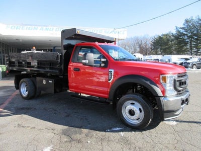 2022 Ford Super Duty F-550 DRW REG CAB 4X4,11' DUMP TRUCK