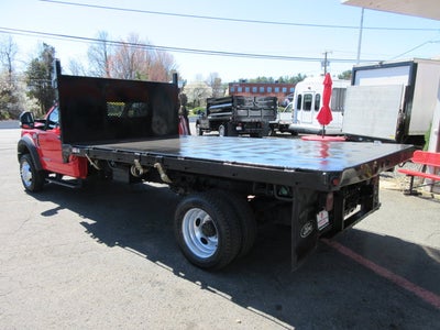 2017 Ford Super Duty F-550 DRW FLAT BED, DUMP TRUCK, 4X4, DIESEL