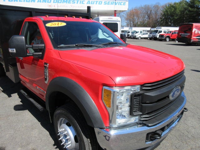 2017 Ford Super Duty F-550 DRW FLAT BED, DUMP TRUCK, 4X4, DIESEL
