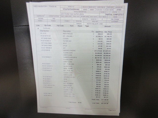 2017 Ford Super Duty F-550 DRW XL