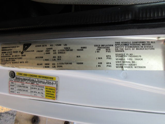 2009 Ford Econoline Commercial Cutaway E-350 Super Duty 16' BOX TRUCK