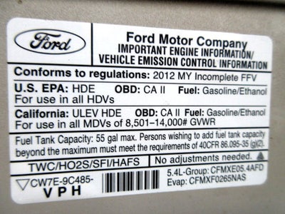 2012 Ford Econoline Commercial Cutaway BOX TRUCK, 57K MILES