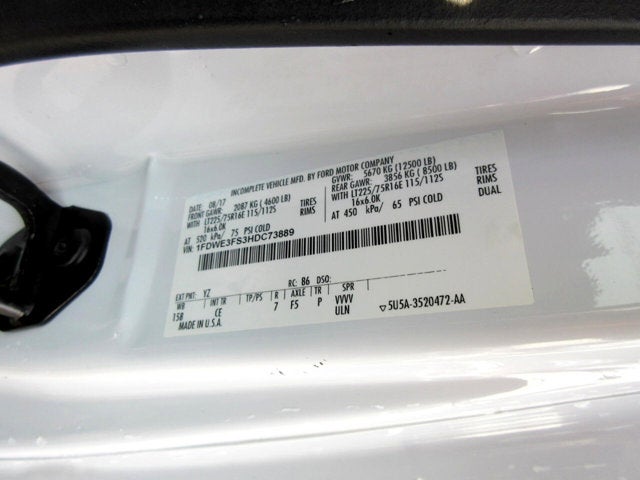 2017 Ford E-Series Cutaway E-350 ,, 13' BOX TRUCK ,, UNICELL FIBERGLASS,,