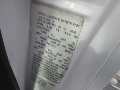 2021 Ford E-450, 15 FOOT BOX TRUCK E-450 DRW 158" WB