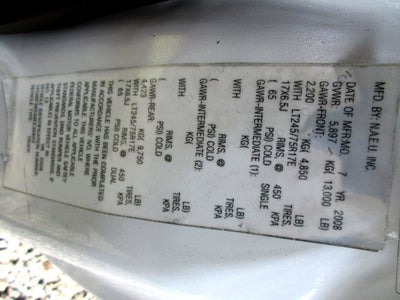 2008 Ford Super Duty F-350 DRW BUCKET TRUCK, VERSALIFT BUCKET TRUCK