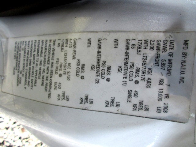 2008 Ford Super Duty F-350 DRW BUCKET TRUCK, VERSALIFT BUCKET TRUCK