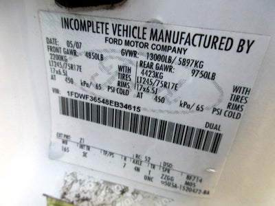 2008 Ford Super Duty F-350 DRW BUCKET TRUCK