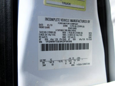 2019 Ford F-750 CREW CAB, FLATBED,18 FOOT, NON-CDL