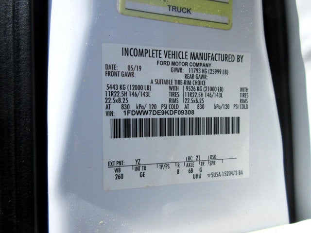 2019 Ford F-750 CREW CAB, FLATBED,18 FOOT, NON-CDL