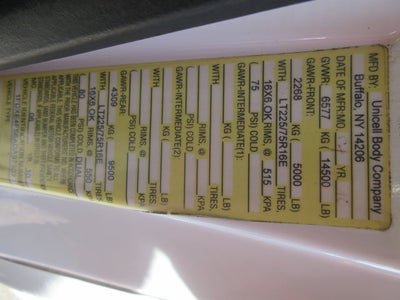 2010 Ford Econoline Commercial Cutaway E450, 16 FOOT BOX TRUCK