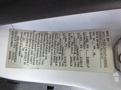 2019 Ford Transit Chassis T-250, FOLDING FLATBED 10'