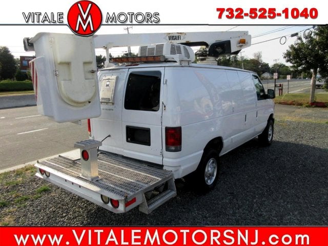 2011 Ford Econoline Cargo Van E350 BUCKET VAN, CABLE PULLER VAN, REAR A/C
