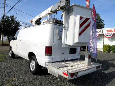 2011 Ford Econoline Cargo Van E350 BUCKET VAN, CABLE PULLER VAN, REAR A/C