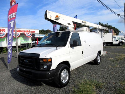 2011 Ford Econoline Cargo Van E350 BUCKET VAN, CABLE PULLER VAN, REAR A/C