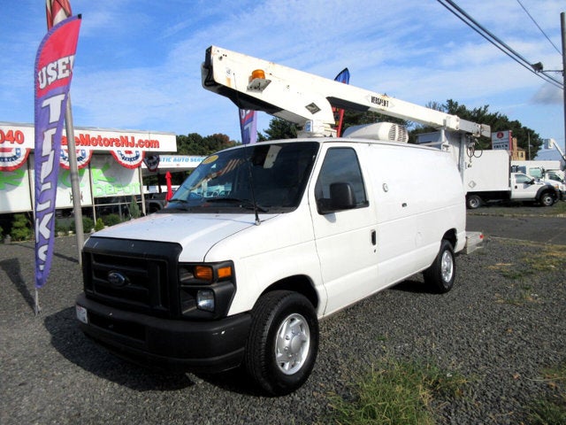 2011 Ford Econoline Cargo Van E350 BUCKET VAN, CABLE PULLER VAN, REAR A/C