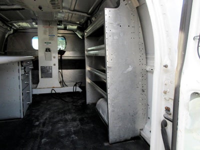 2011 Ford Econoline Cargo Van E350 BUCKET VAN, CABLE PULLER VAN, REAR A/C