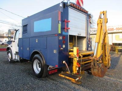 2011 Freightliner M2 106 Medium Duty TRUCK MOUNTED BACKHOE, SERVICE BODY TRUCK
