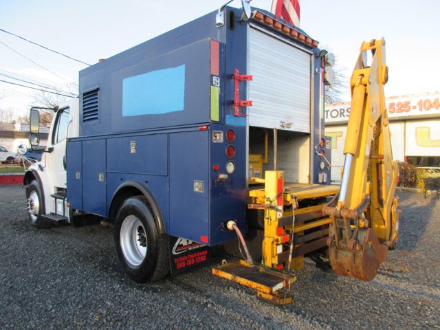 2011 Freightliner M2 106 Medium Duty TRUCK MOUNTED BACKHOE, SERVICE BODY TRUCK