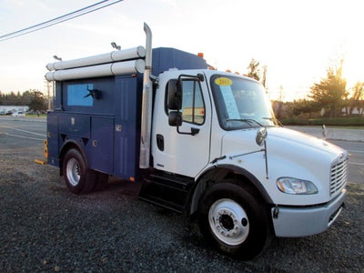 2011 Freightliner M2 106 Medium Duty TRUCK MOUNTED BACKHOE, SERVICE BODY TRUCK